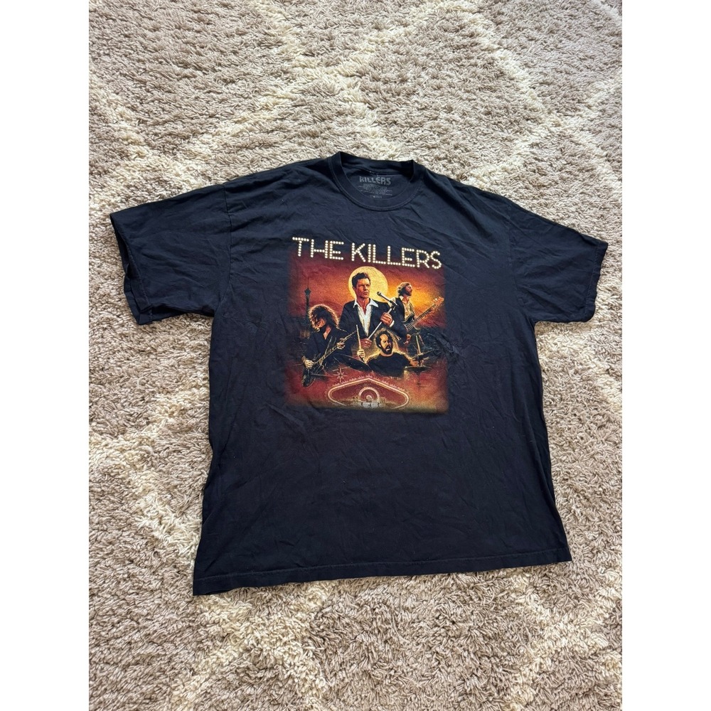 The Killers Caesars Palace Las Vegas NV Band Graphic T-Shirt Black 2XL Mens